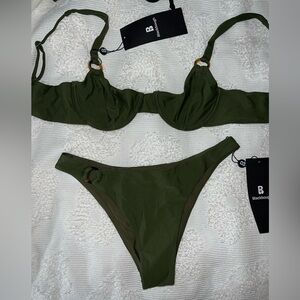 Blackbough Deep Green Bikini Set